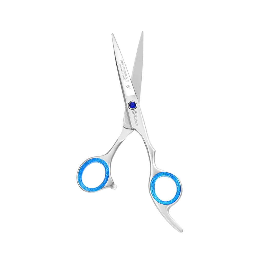 Mavi kadranlı şık bir saat