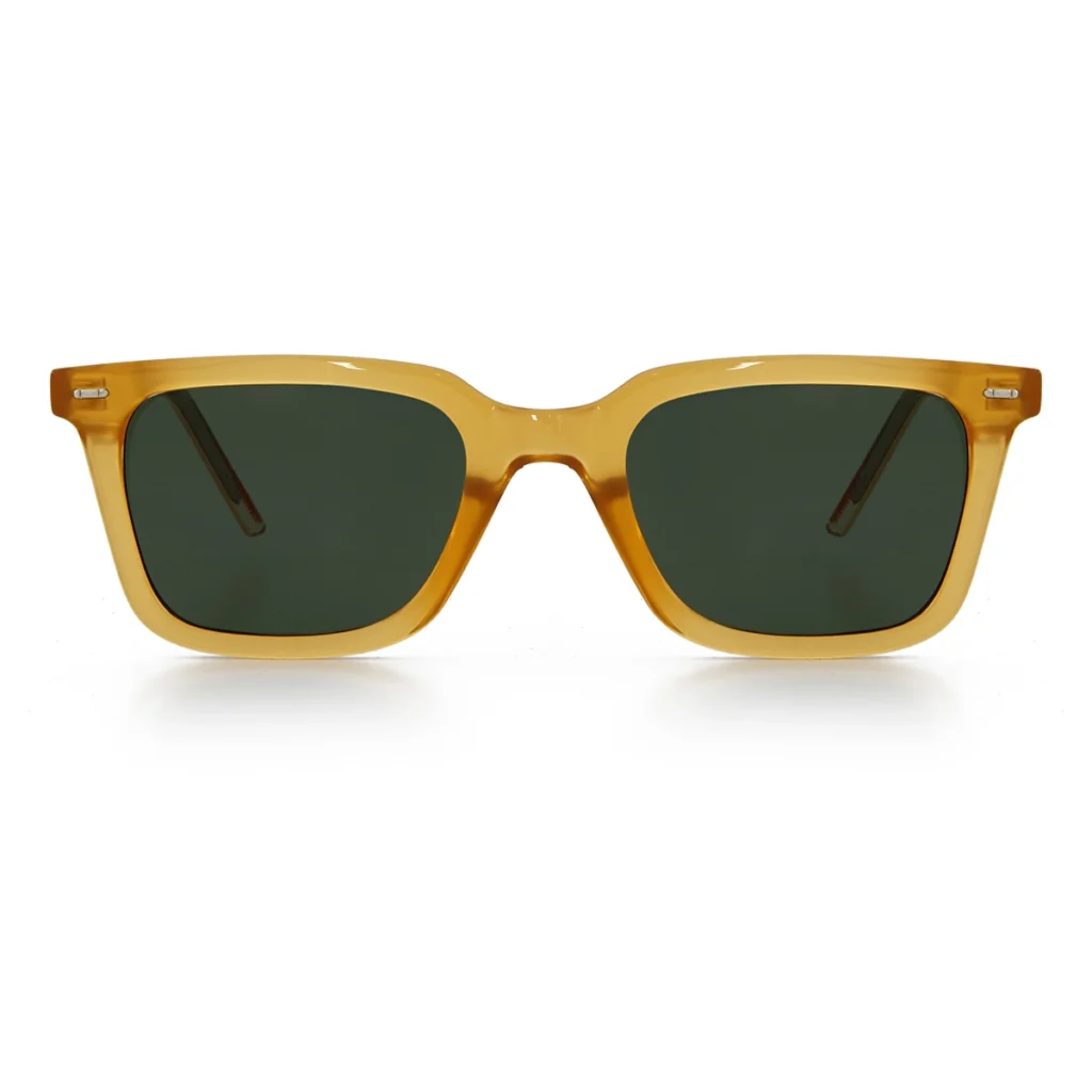 Mavi kadranlı şık bir saat